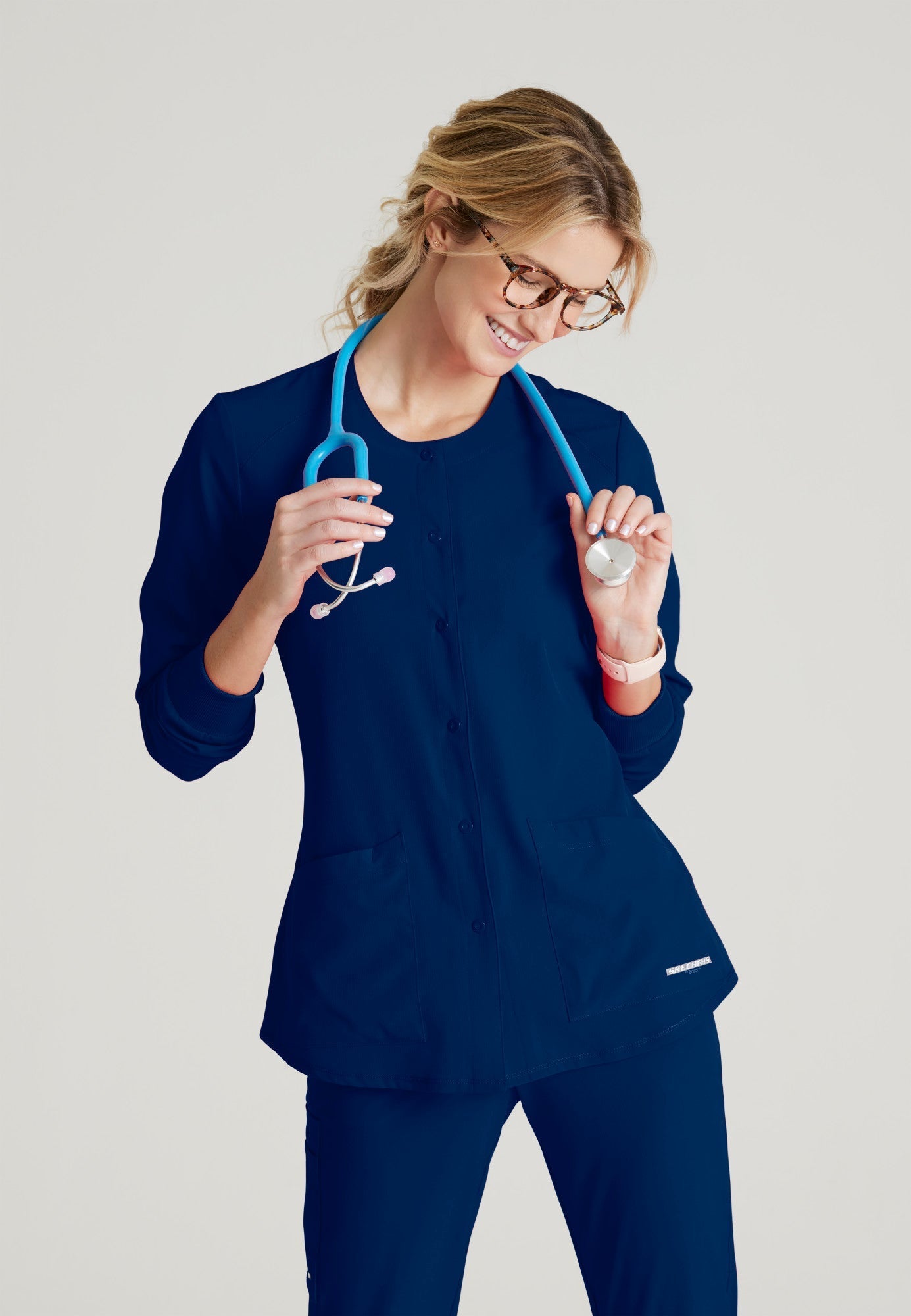 Stability Warm-Up - Navy - Jen's Scrubs